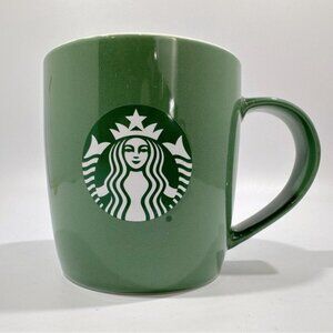 Starbucks 2021 Green Ceramic Coffee Tea Mug Cup Siren Logo